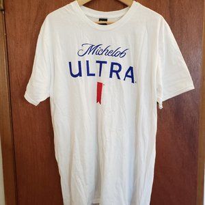 Michelob ULTRA T-Shirt + Bottle Opener Keychain + Wristbands